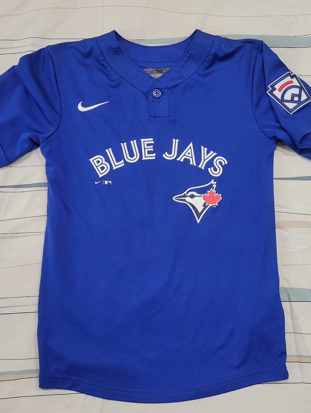 Toronto Blue Jays Nike Baseball Jersey Youth Small MLB Cornett